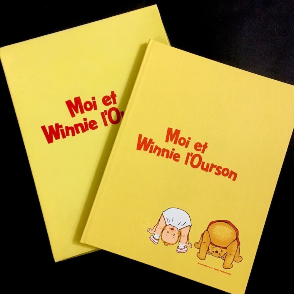 Vintage 1960s Walt Disney Production Moi et Winnie L'Ourson Album Souvenir Bébé